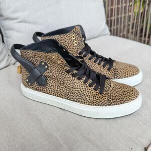 Buscemi 100mm Clean Pony Kamari Hi Top Shoe 9US, 42 EUR, Brand New w/defect